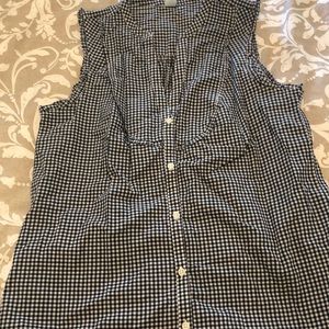 Old navy gingham sleeveless top